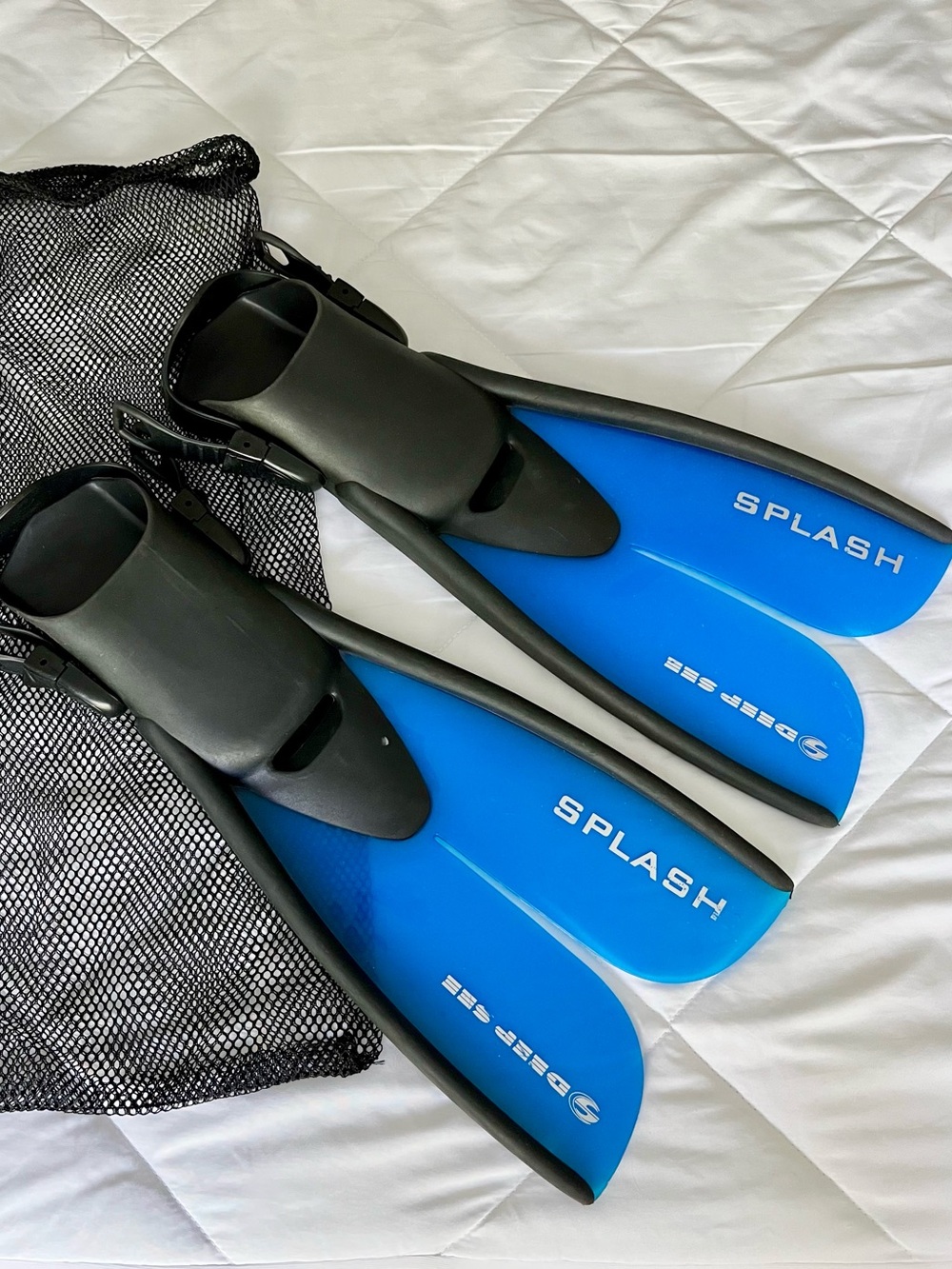 Deep See Jr. Splash Snorkeling Fins, L-XL 1-4